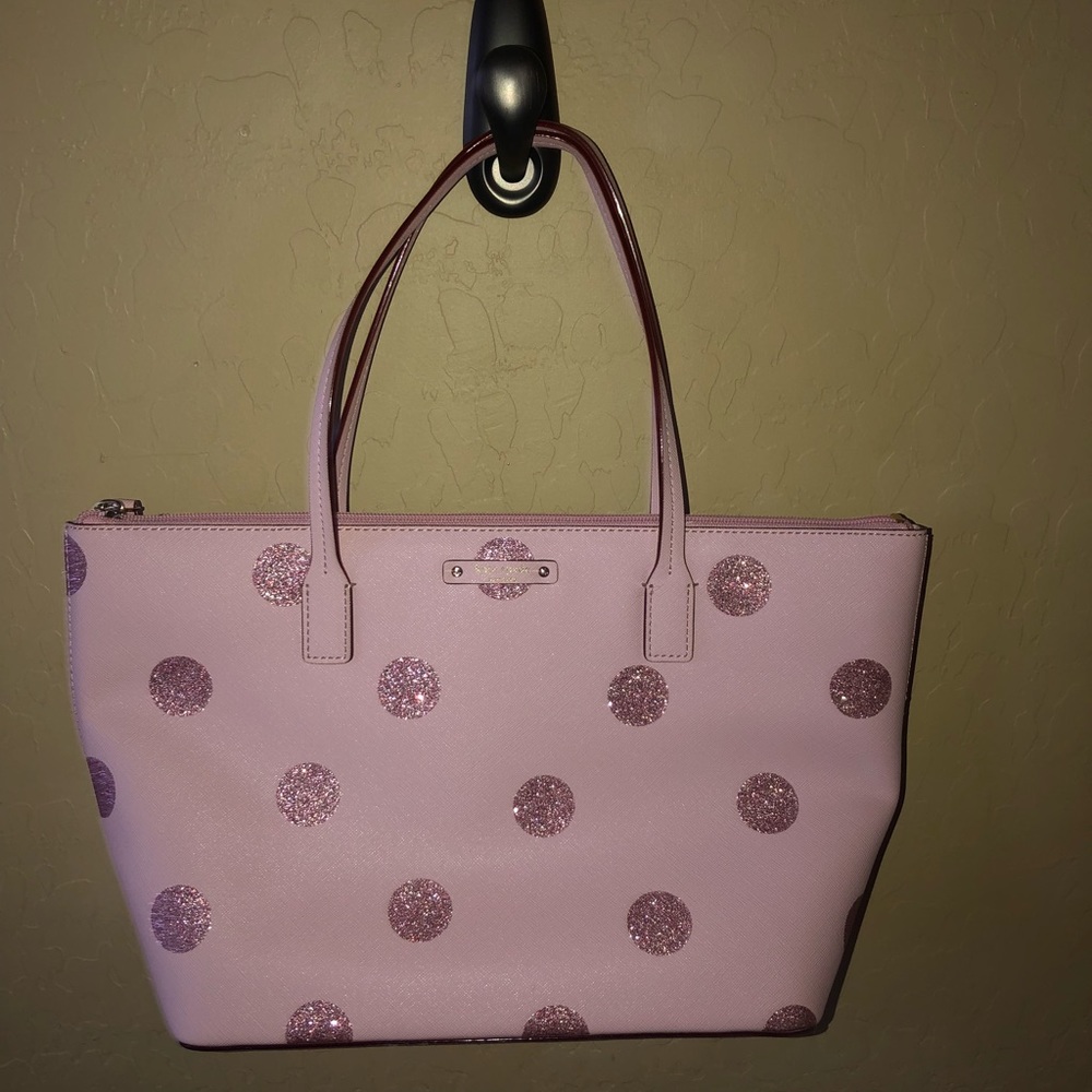 Pink Kate Spade handbag/tote